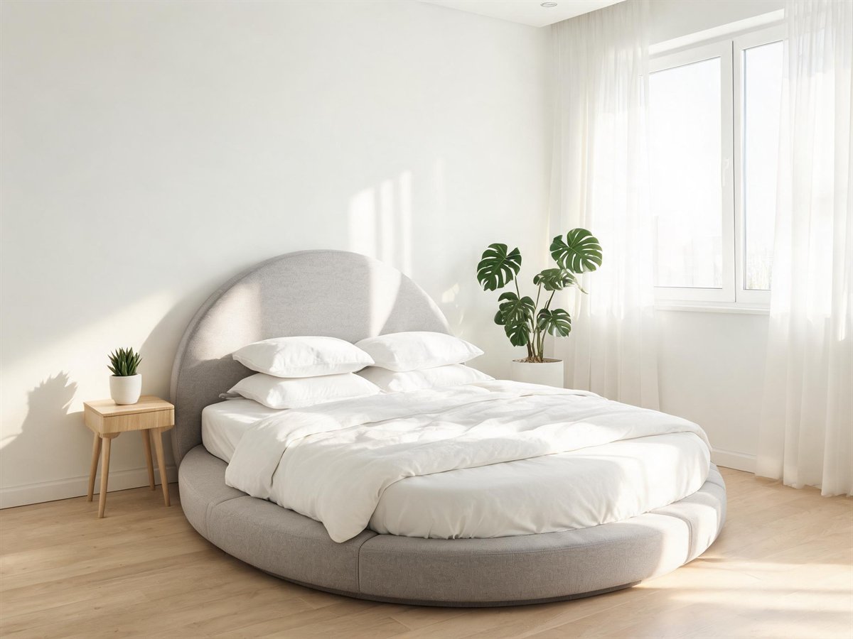Custom Round Bed