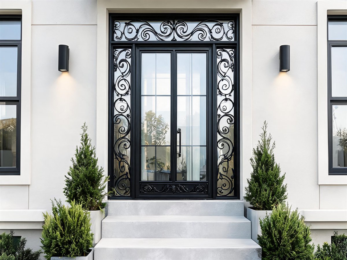 Wrought-Iron & Glass