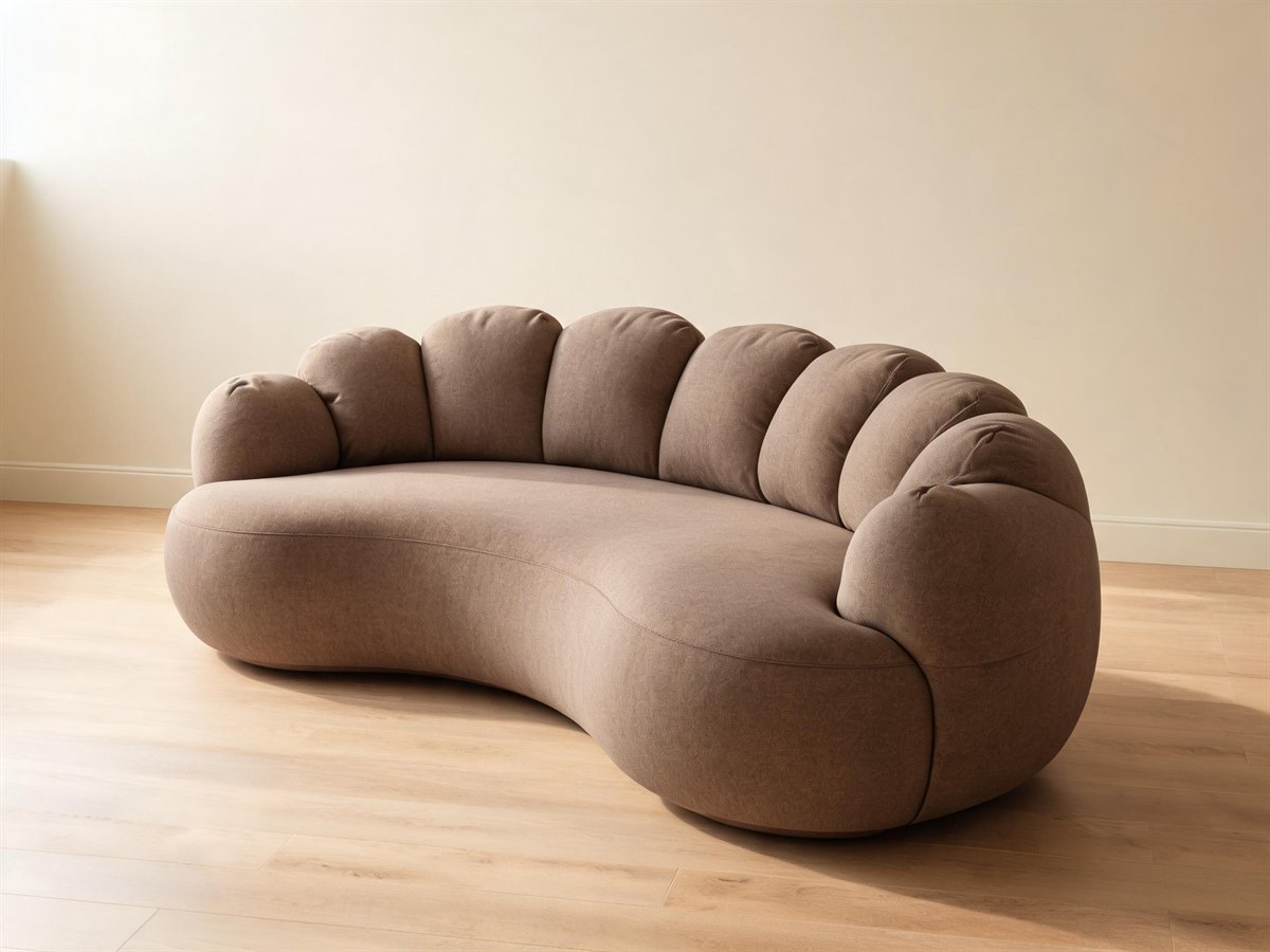 Bubble (3-seat / curved) Back view