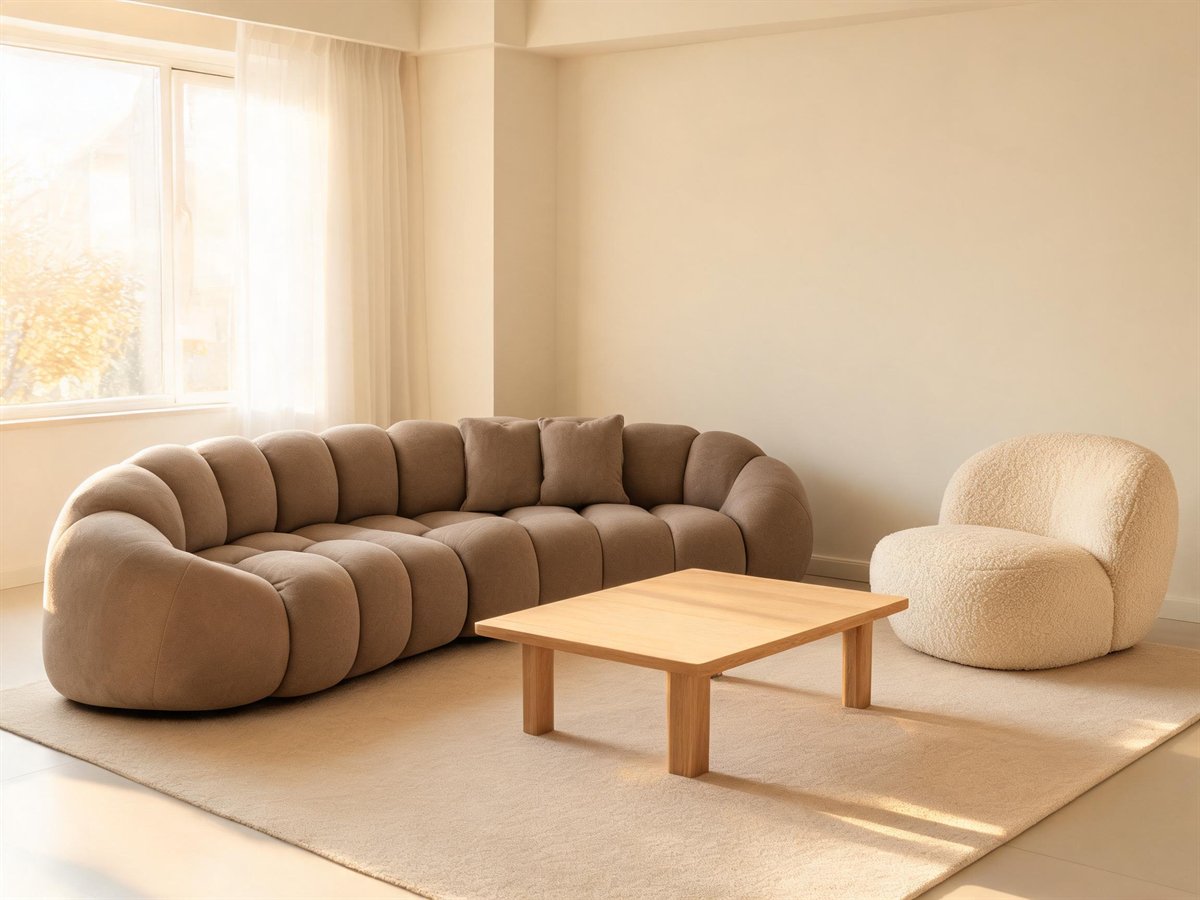 Bubble (3-seat / curved) Living room
