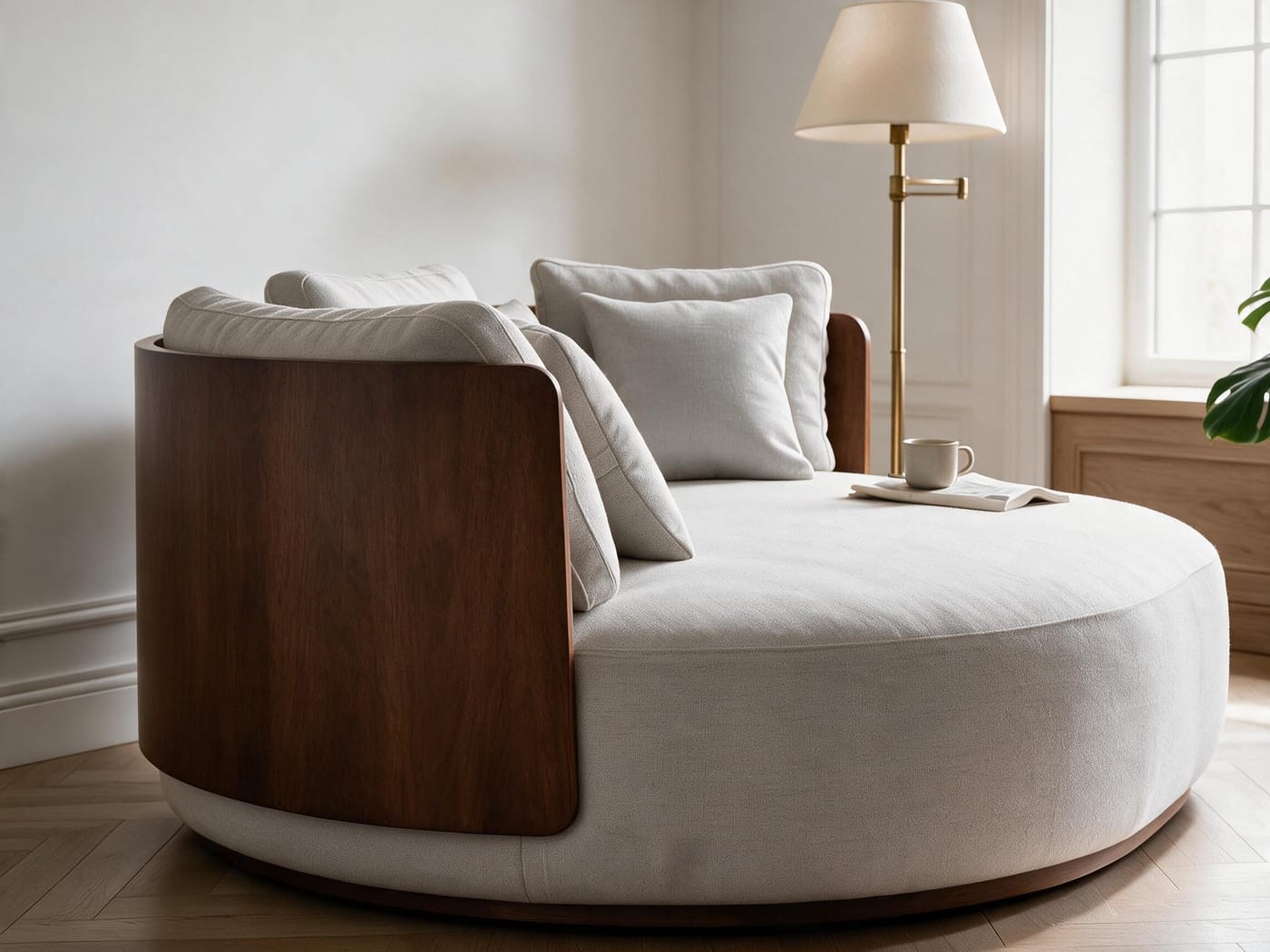 Ashwood Swivel Lounge Chair — image 2