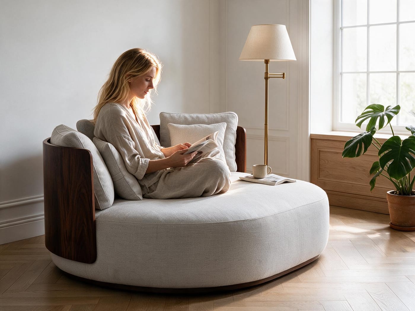 Ashwood Swivel Lounge Chair — image 4