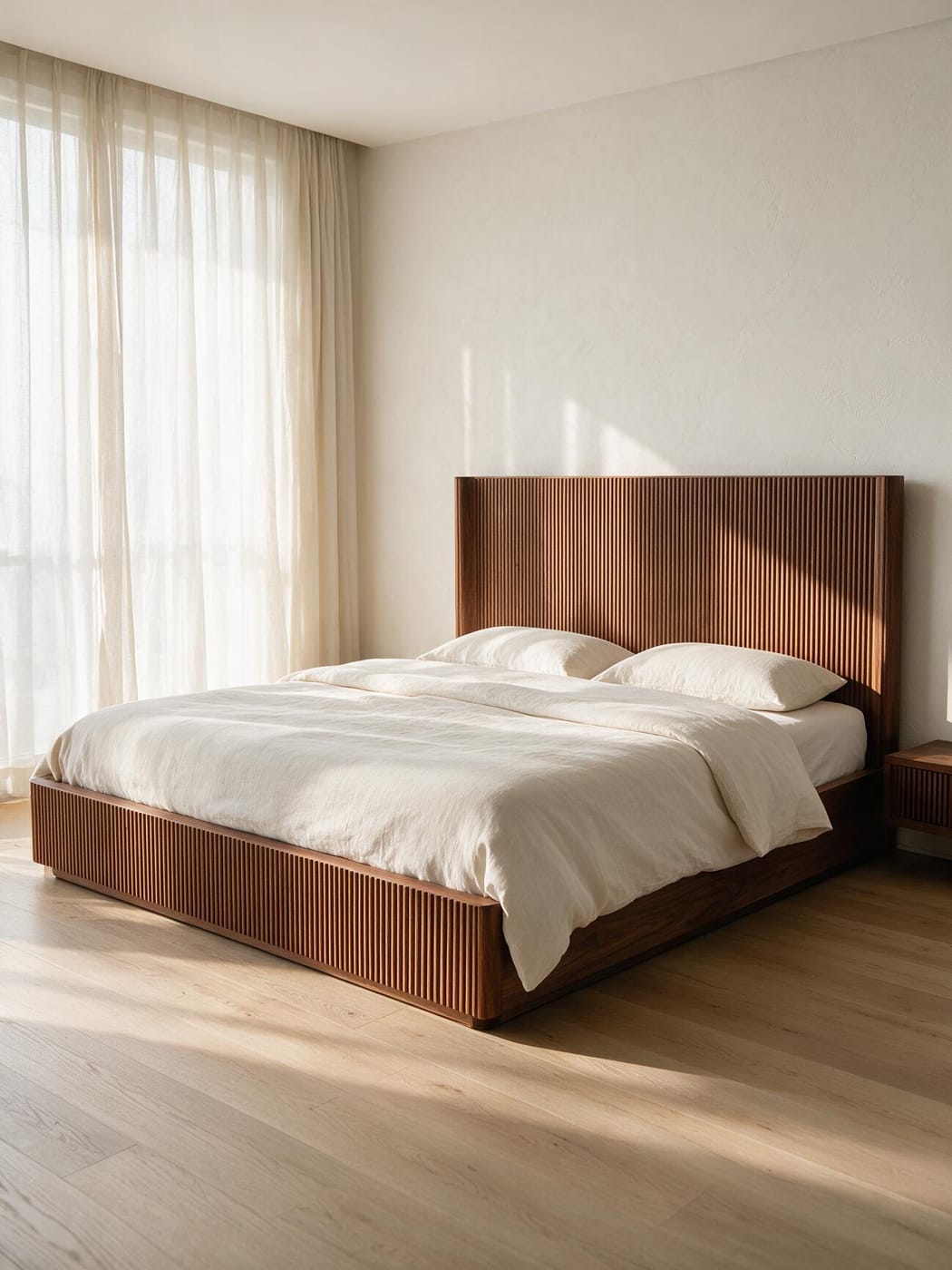 Custom Upholstered Bed Frame — image 3