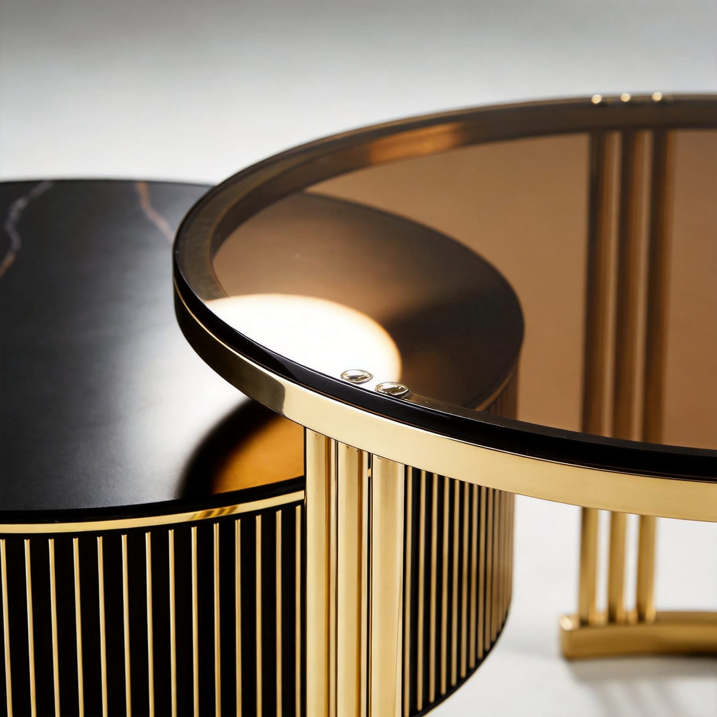 1.2 m Round Marble Coffee Table, New Design — image 5