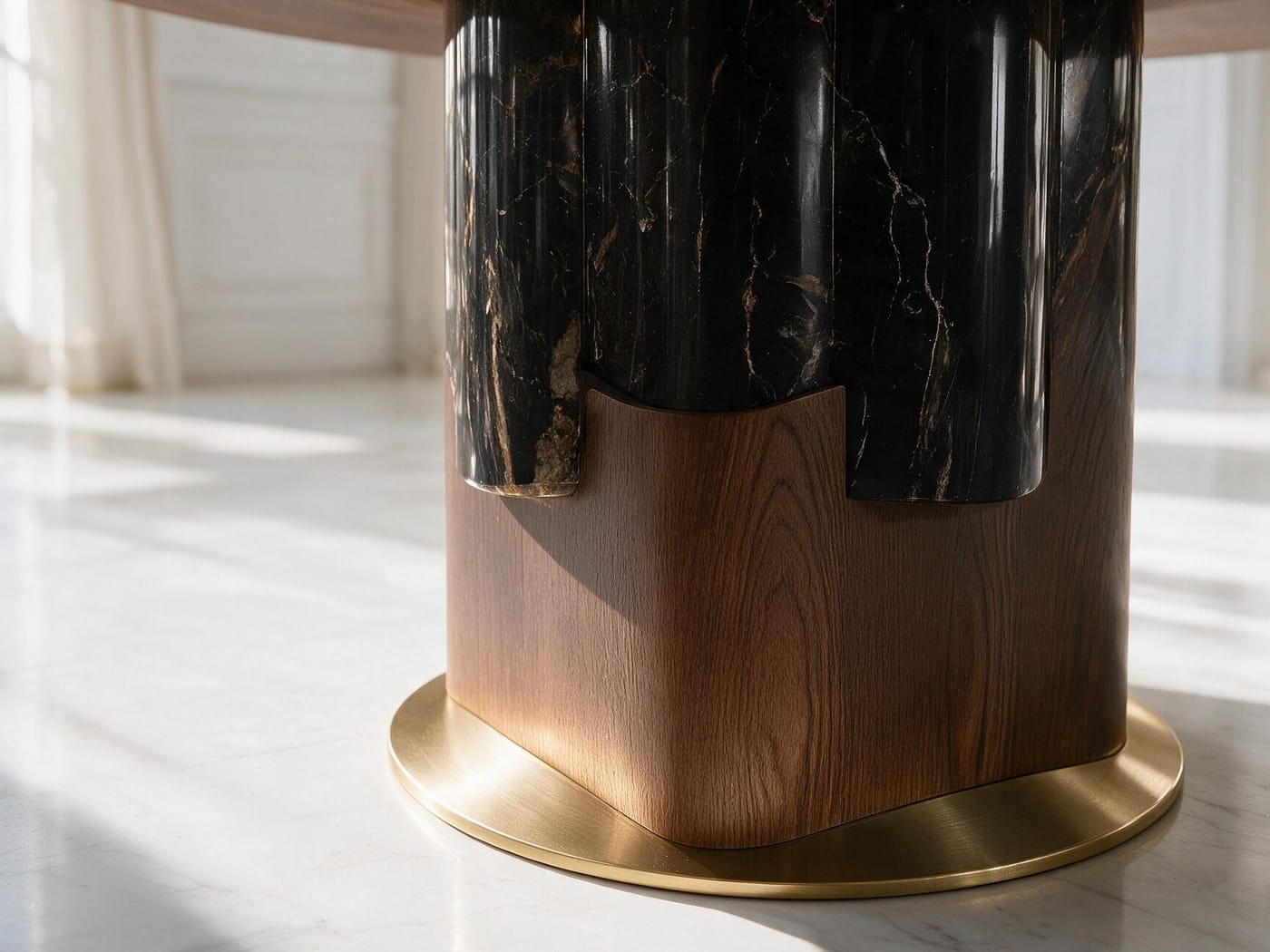 1.6 m Round Marble Dining Table — image 4