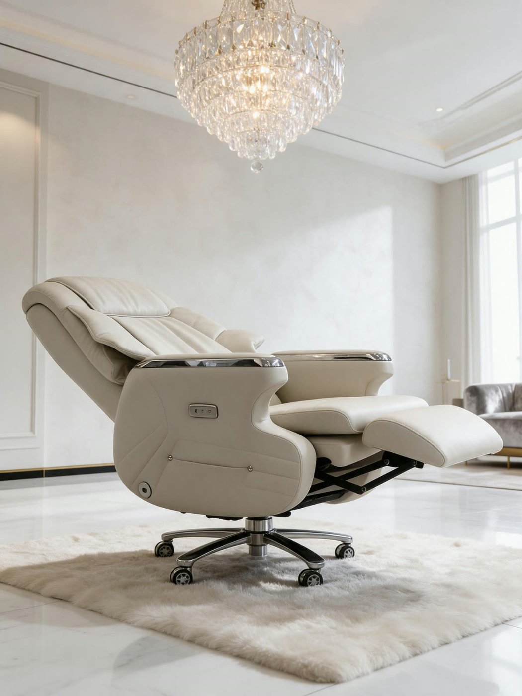 Dual-Motor 360° Rotary Massage Lounge Chair — image 3