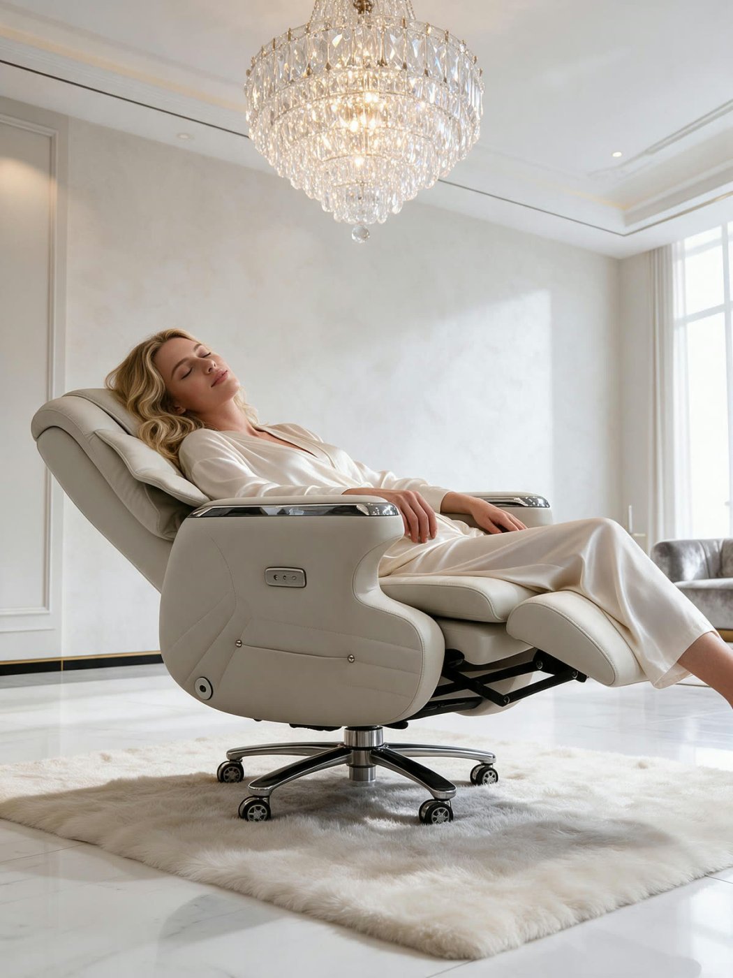 Dual-Motor 360° Rotary Massage Lounge Chair — image 5