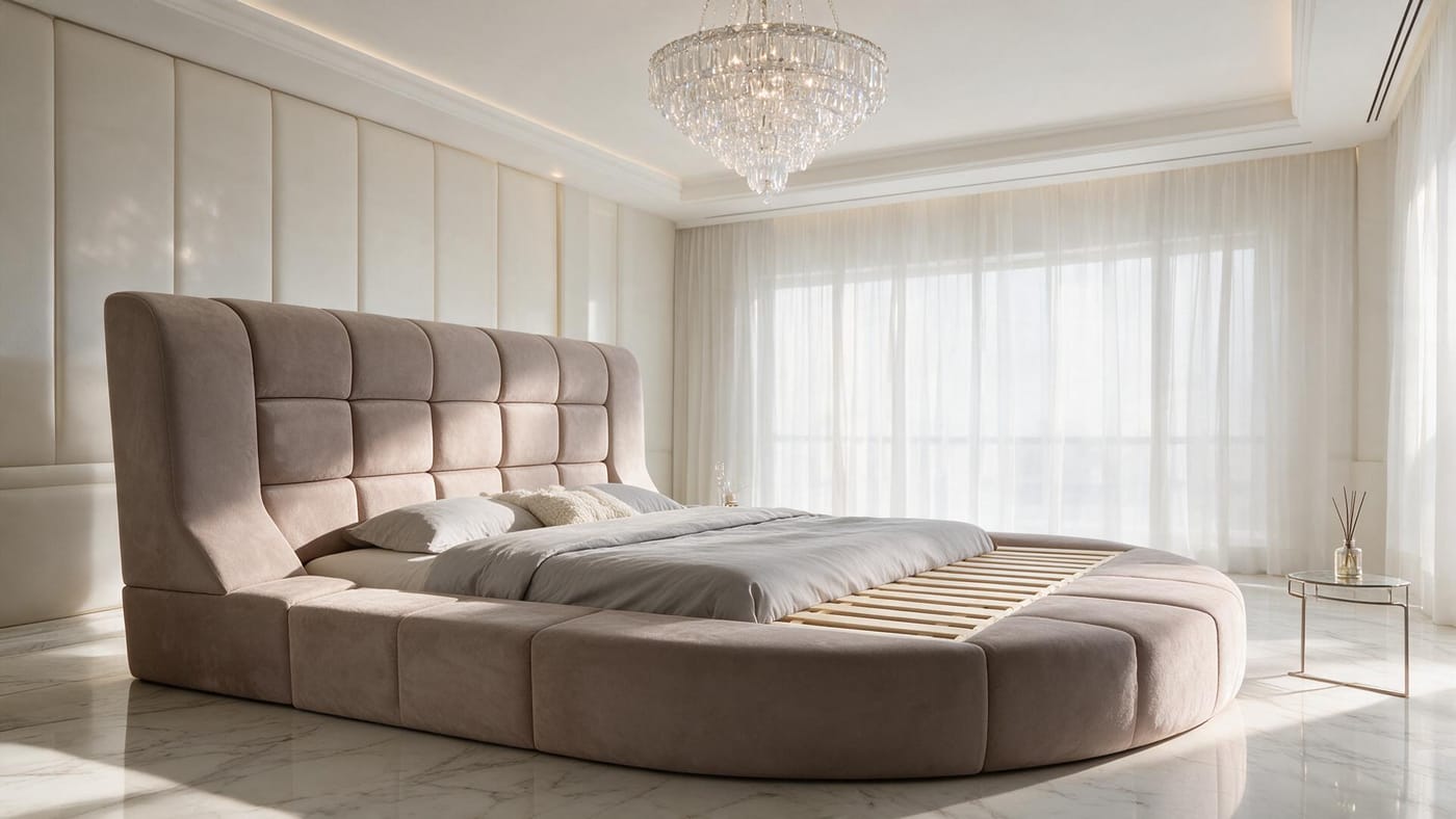 Custom Round Bed