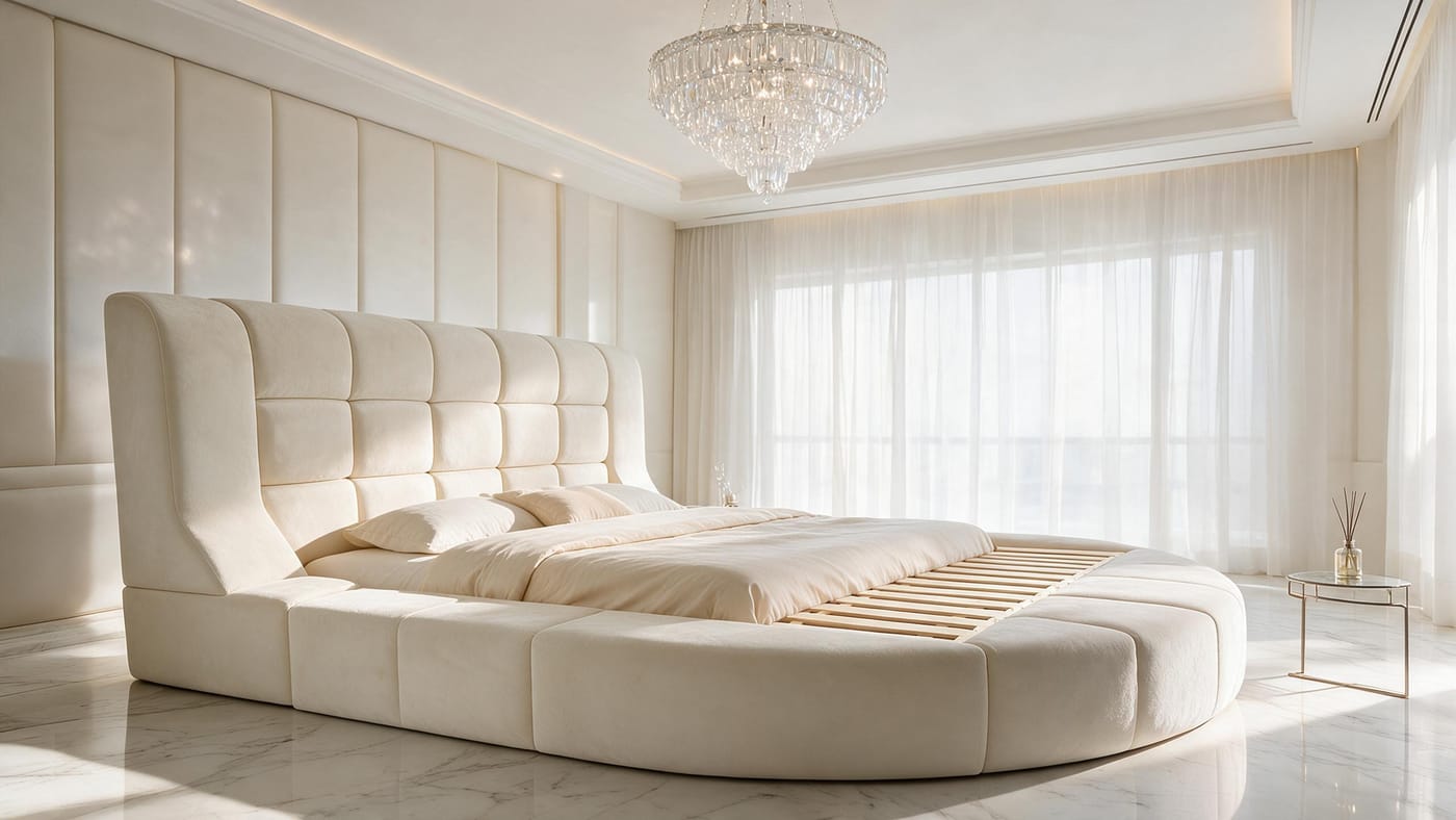 Custom Round Bed — image 5