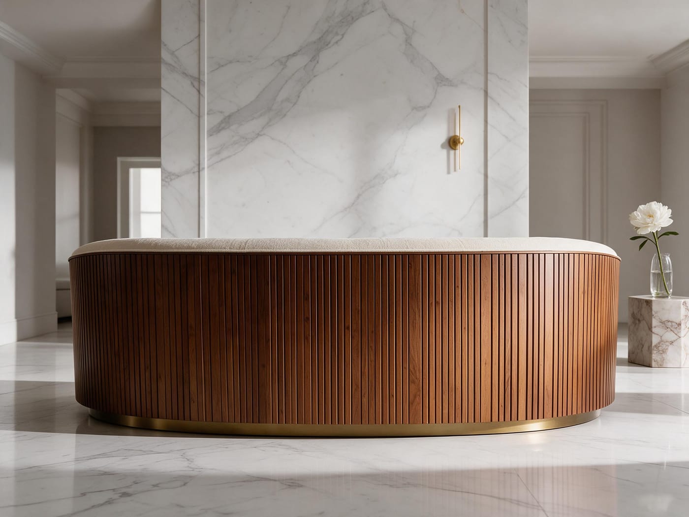 3.69 m Custom Upholstered Sofa — image 2