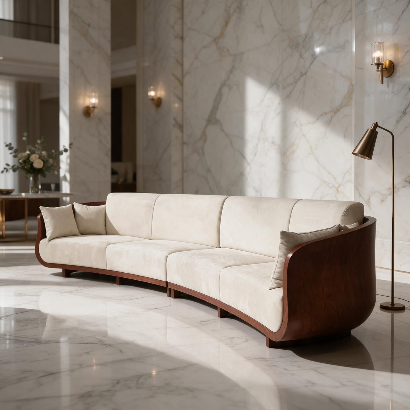 4.2 m Custom Upholstered Sofa
